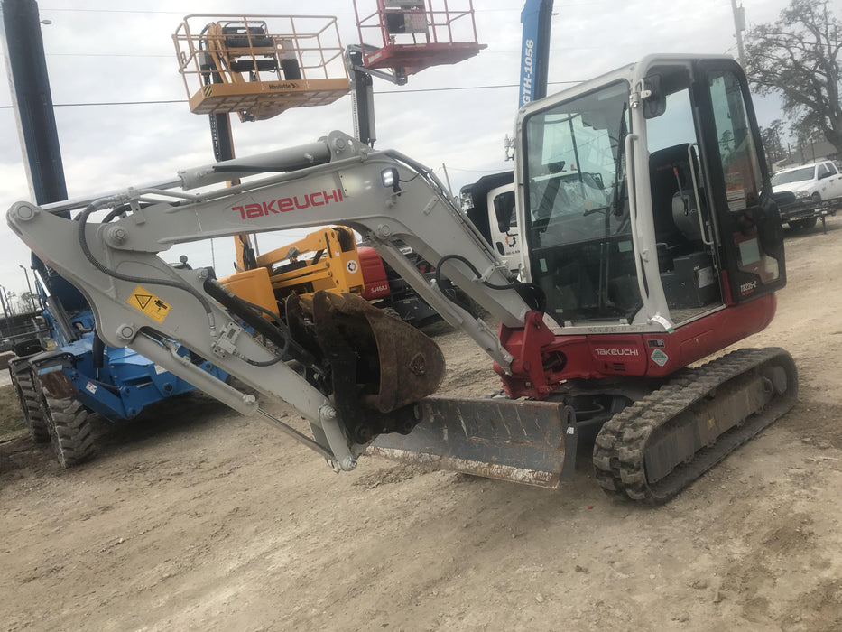 2020 Takeuchi TB-235-2CR Cab/Heat/Air, Rubber Tracks, Manual TAG QC