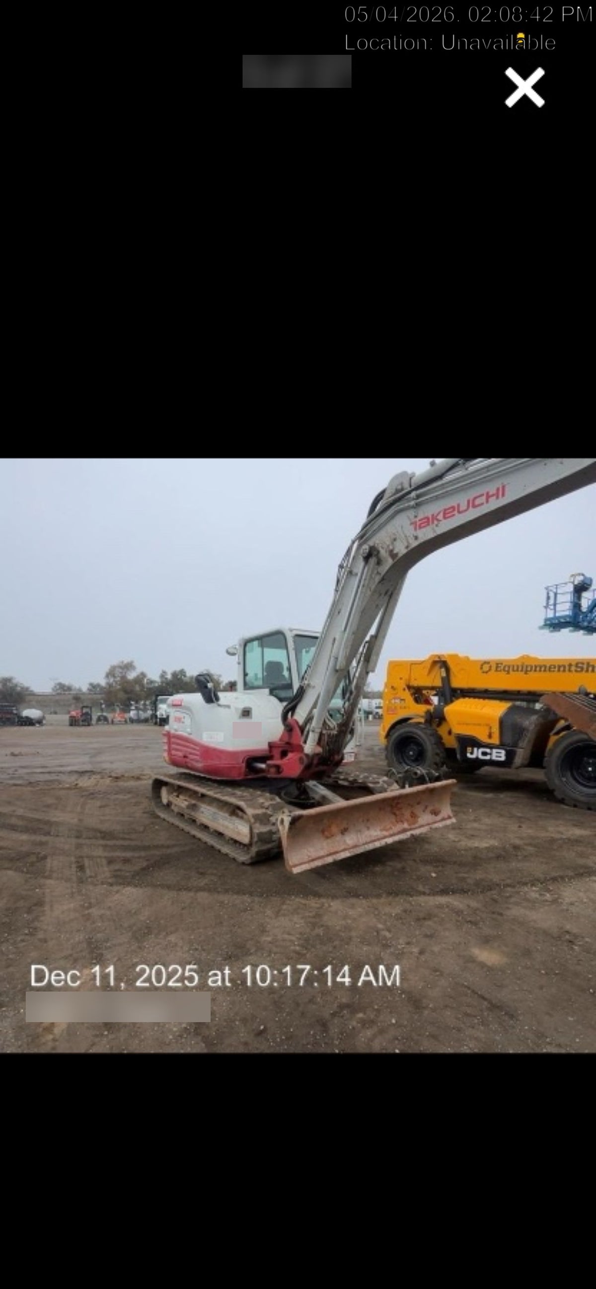 2019 Takeuchi TB290 Cab/Heat/AC Rubber tracks, Dozer blade, Travel alarm, Auxiliary hydraulics Manual QC, Hydraulic thumb, 18", 24", and 36" Buckets