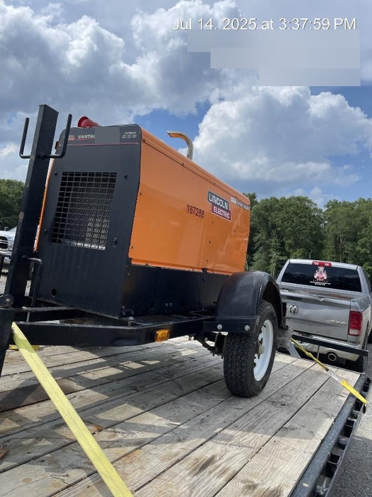 2021 Lincoln Electric Vantage 322 Vantage 322 Ready Pak 3 w/ Decals, ORANGE (includes trailer, cable rack, fender light kit) NO Telematics