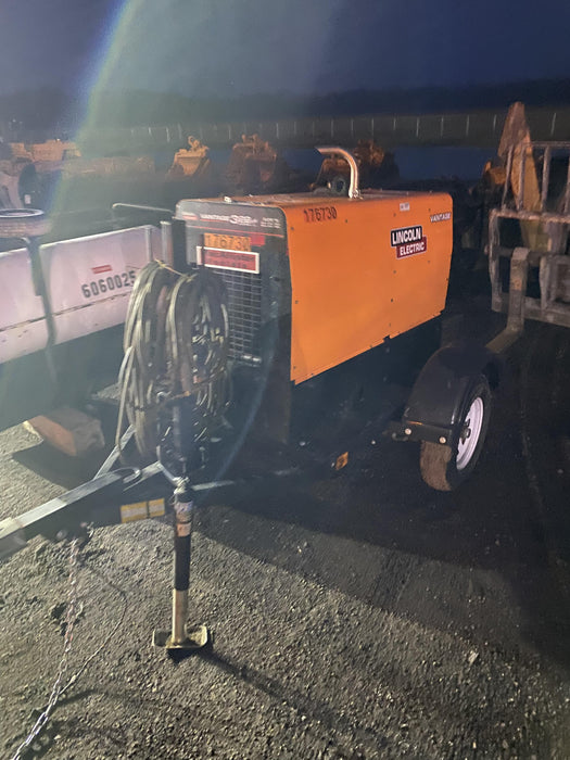 2021 Lincoln Electric Vantage 322 Vantage 322 Ready Pak 3 w/ Decals, ORANGE (includes trailer, cable rack, fender light kit) NO Telematics