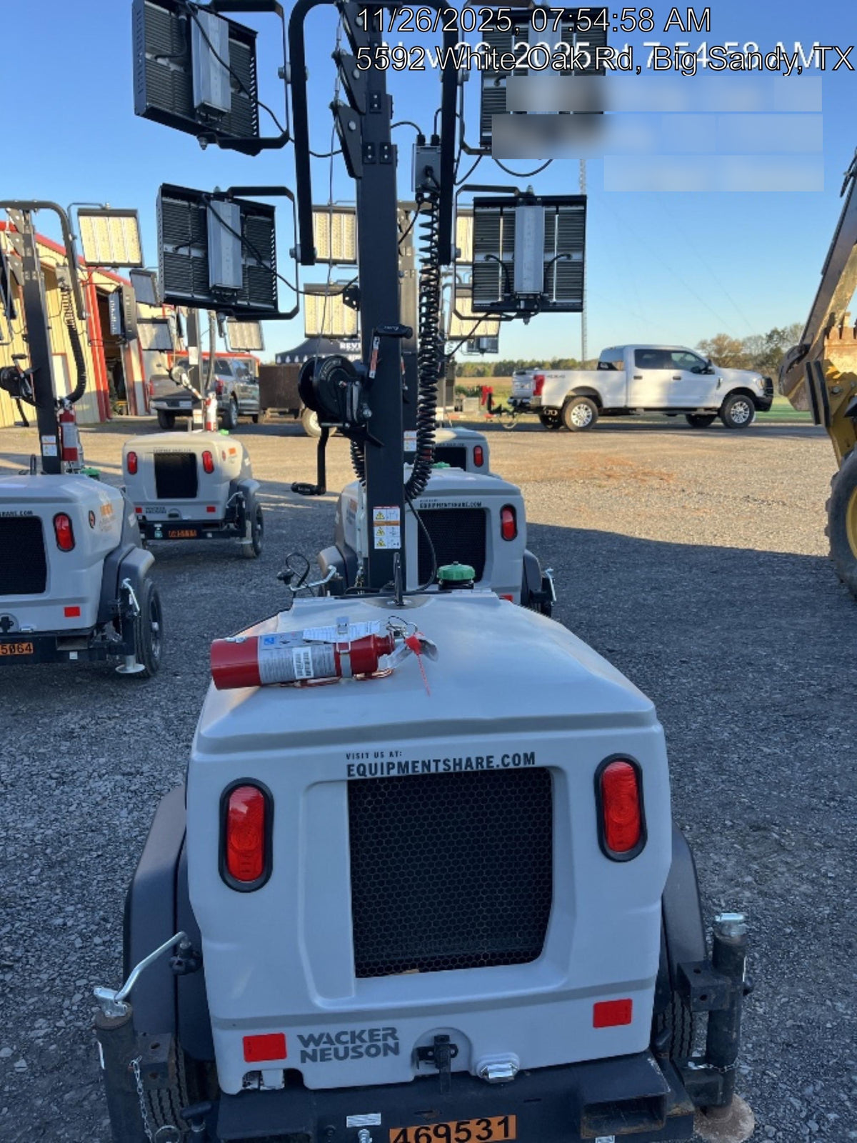 2024 Wacker Neuson LTT4 Diesel, Kohler KDW702, Deep Sea Controller, Auto Start, LED 320W, Bypass Outlet, T3
