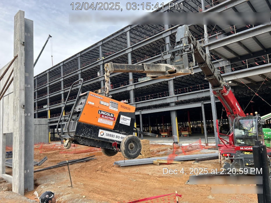 2021 Lincoln Electric Ranger 305 LPG LPG One-Pak (includes undercarriage, tank holder & tank strap) ORANGE