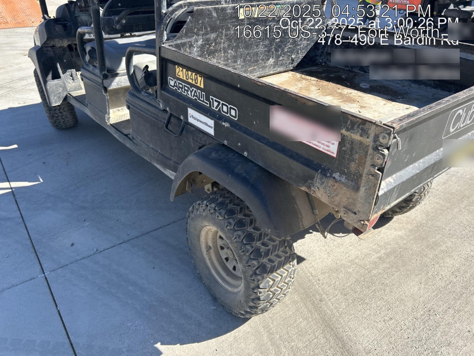 2022 Club Car CA1700D Canopy, Diesel, 4 Passenger