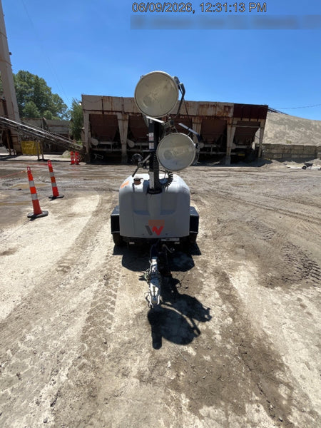 2019 Wacker Neuson LTV6L-MH Wacker Neuson LTV6L Mobile Light Tower w/Fuel Level Sensor Installed