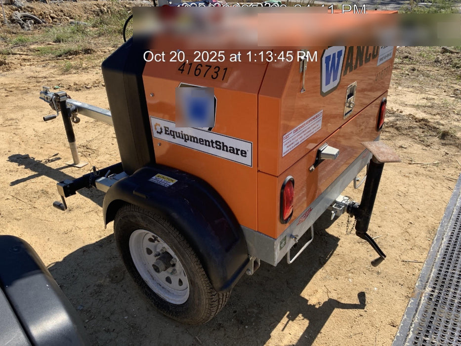 2024 Wanco WLTT-4MM4K Diesel, Deep Sea Controller, Shore Power Plug, Auto Start, (4) 350W LED Floodlights, 4kW Generator, 60 Gal Fuel Tank, 2" Ball, T3