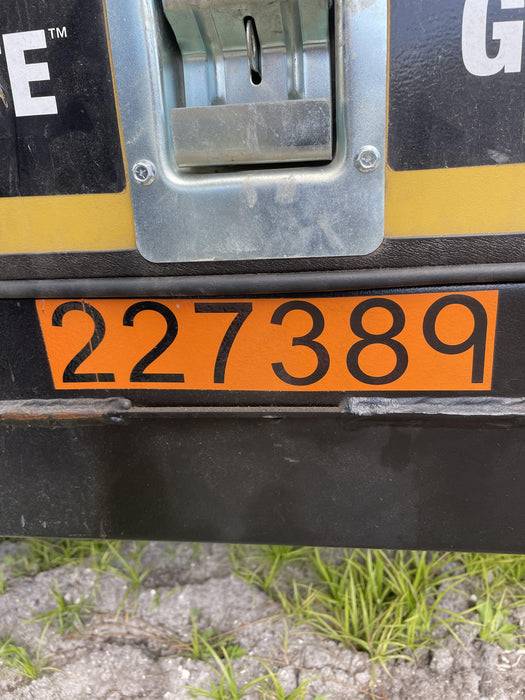 2022 Allmand NLV3GR (4) LED Light Fixture 350W, 23' Vertical Mast, 3kW Prime, Towable, Deep Sea L401, Leveling Jacks, Yanmar T4F 5.8hp