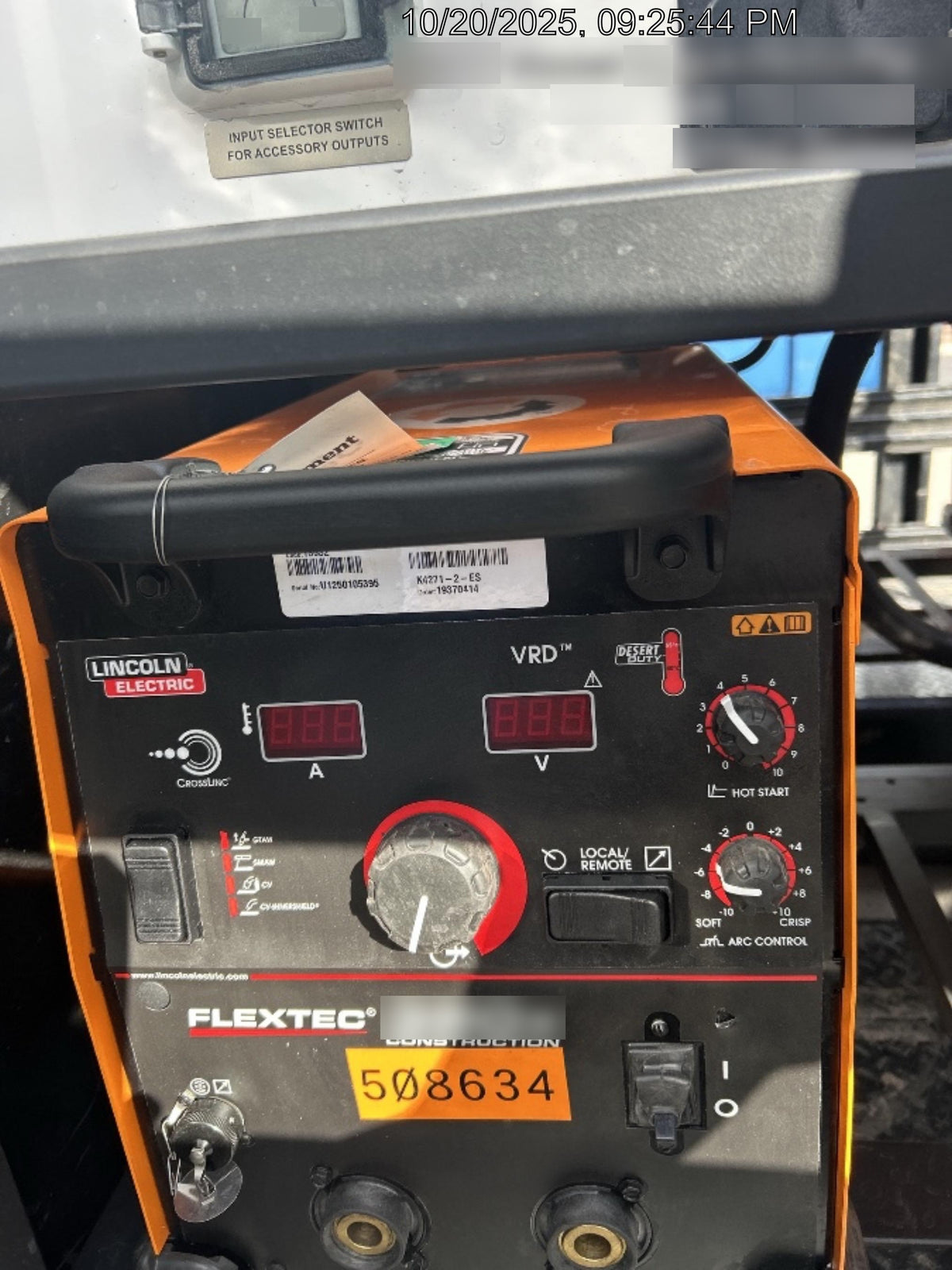 2025 LINCOLN ELECTRIC FLEXTEC 350X
