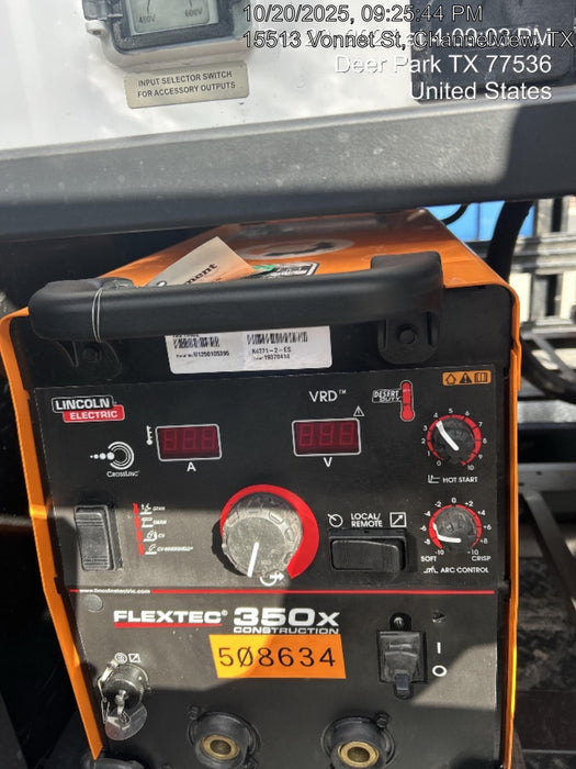 2025 LINCOLN ELECTRIC FLEXTEC 350X