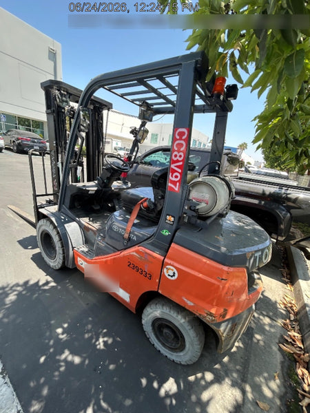 2022 TOYOTA 8FGU25 LP w/ Scale