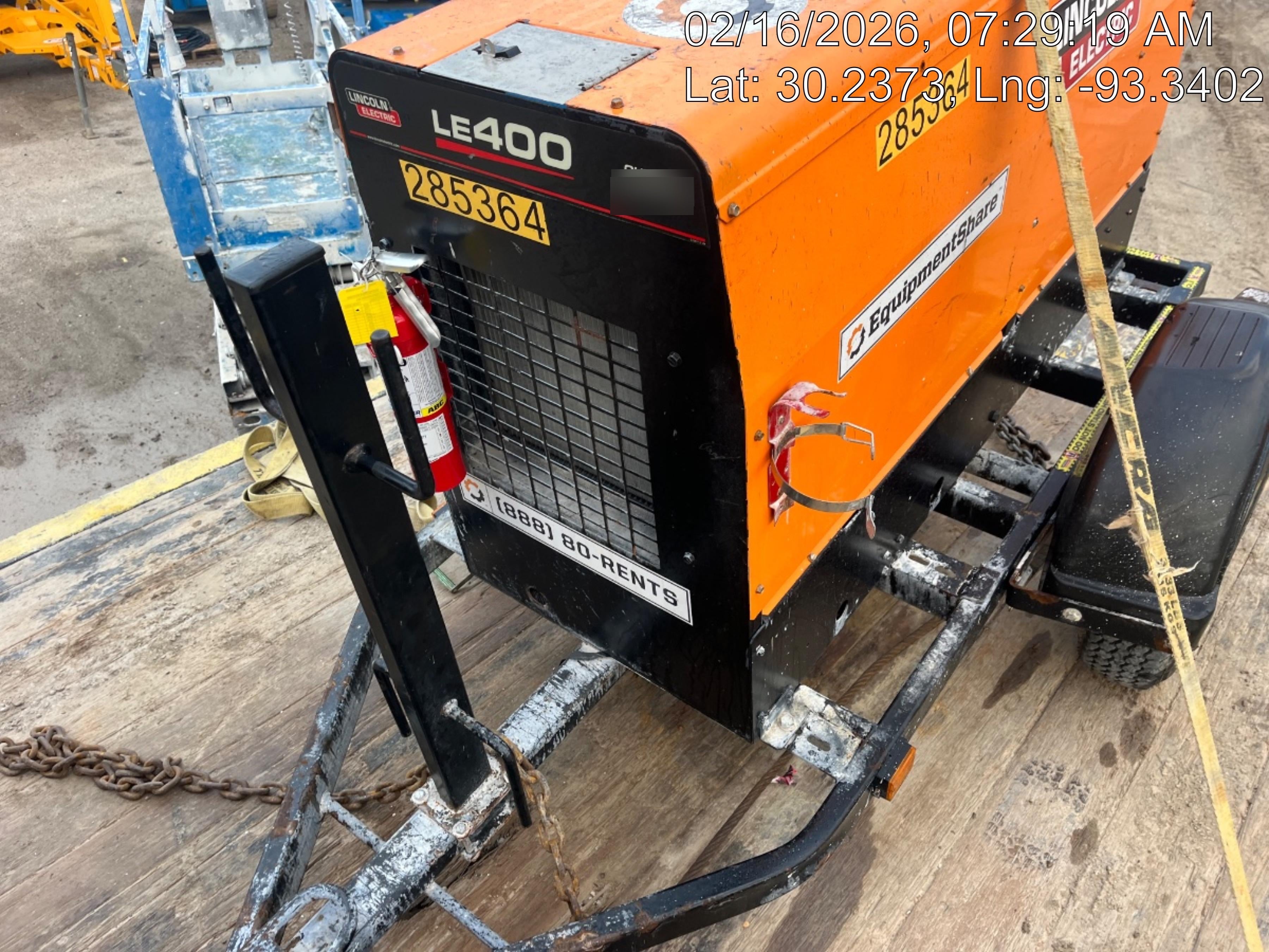 2022 Lincoln Electric LE400 Kubota V1505, Trlr, Cable Rack, Light Kit, ES Decals, T3