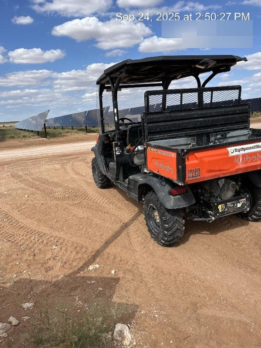 2022 Kubota RTV-X1140W-H Plastic Canopy, Windshield Acrylic Clear, LED Strobe Light, Wire Harness Kit, Back up Alarm