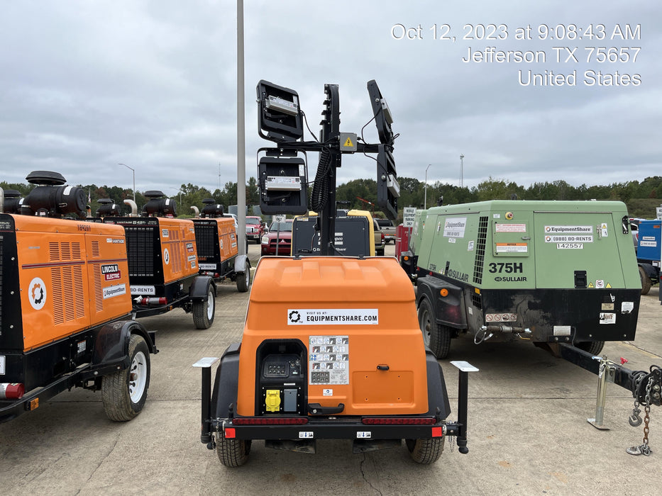 2023 Generac MLT2 Diesel, Flex Switch 120V Input, Powerzone Controller, (4) 320W LED Lights, 4kW Generator, 39.9 Gal Fuel Tank, 2" Ball, T3