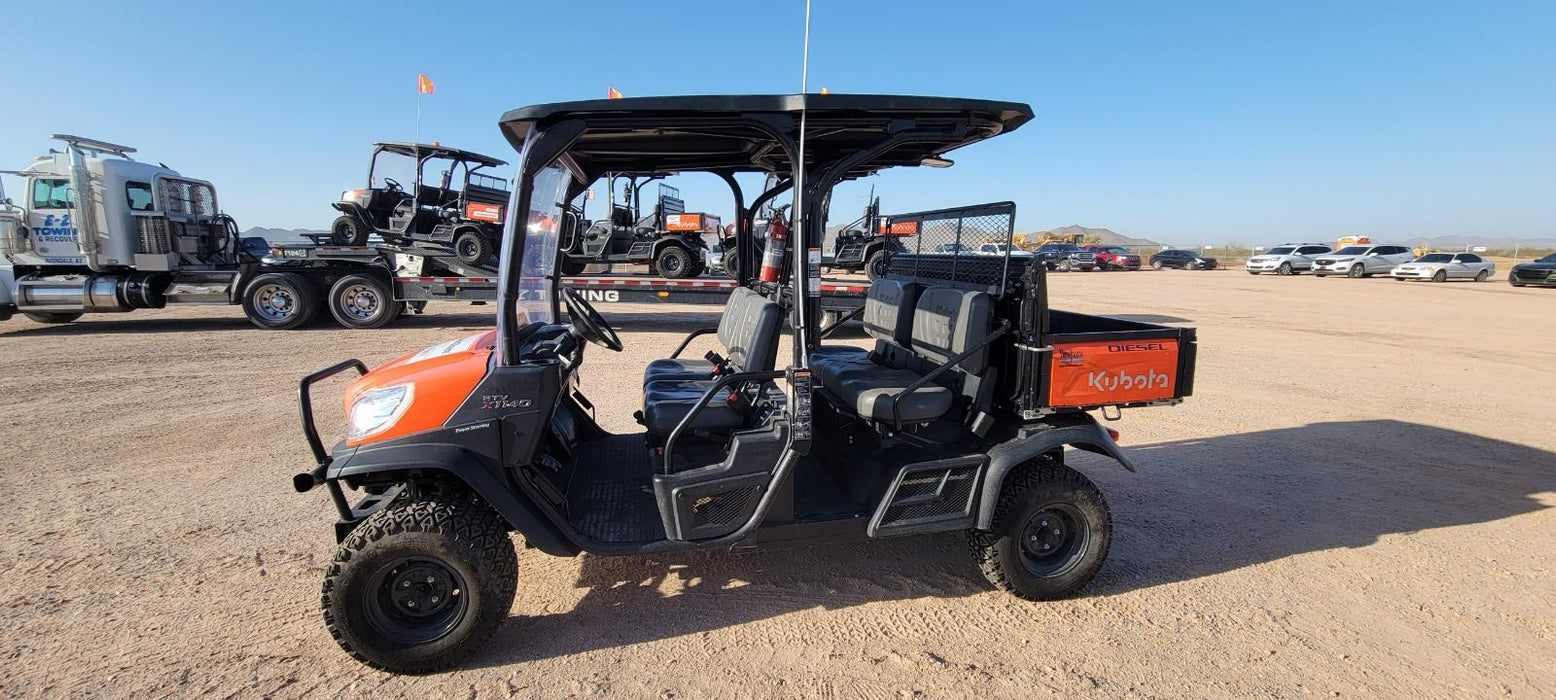 2021 Kubota RTV-X1140W-H Plastic Canopy, Windshield Acrylic Clear, LED Strobe Light, Wire Harness Kit, Back up Alarm