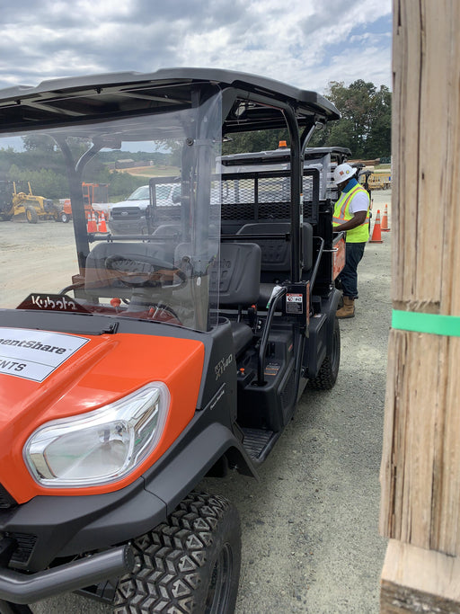 2021 Kubota RTV-X1140W-H Plastic Canopy, Windshield Acrylic Clear, LED Strobe Light, Wire Harness Kit, Back up Alarm