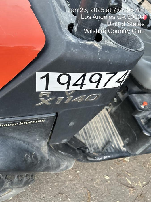 2022 Kubota RTV-X1140W-H Plastic Canopy, Windshield Acrylic Clear, LED Strobe Light, Wire Harness Kit, Back up Alarm