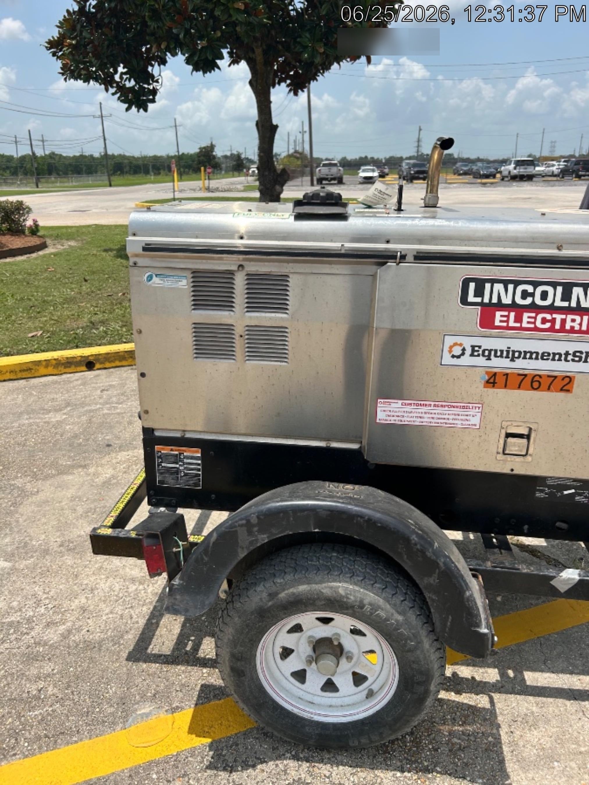 2024 Lincoln Electric LE400 Kubota V1505, Trlr, Cable Rack, Light Kit, ES Decals, T3