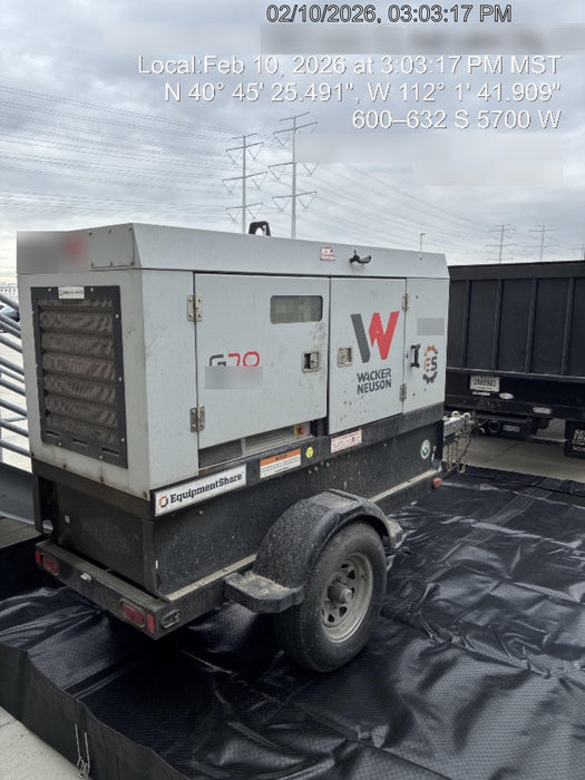 2019 WACKER NEUSON G70