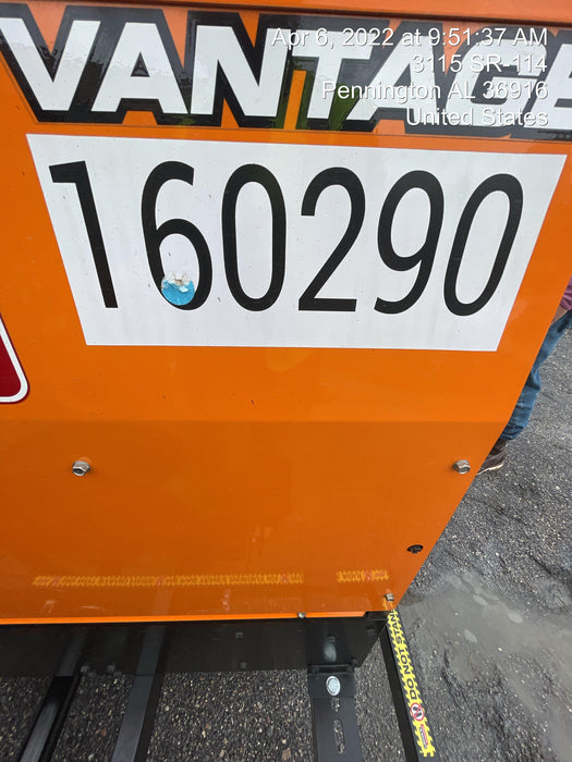 2021 Lincoln Electric Vantage 322 Vantage 322 Ready Pak 3 w/ Decals, ORANGE (includes trailer, cable rack, fender light kit) NO Telematics