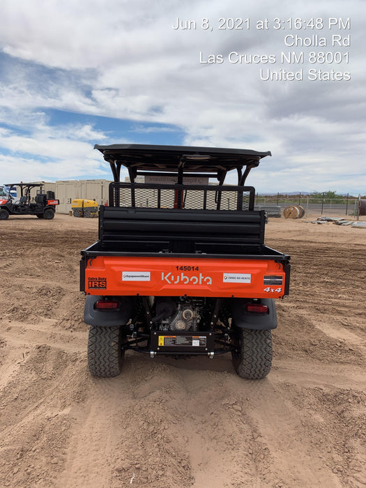 2022 Kubota RTV-X1140W-H Plastic Canopy, Windshield Acrylic Clear, LED Strobe Light, Wire Harness Kit, Back up Alarm