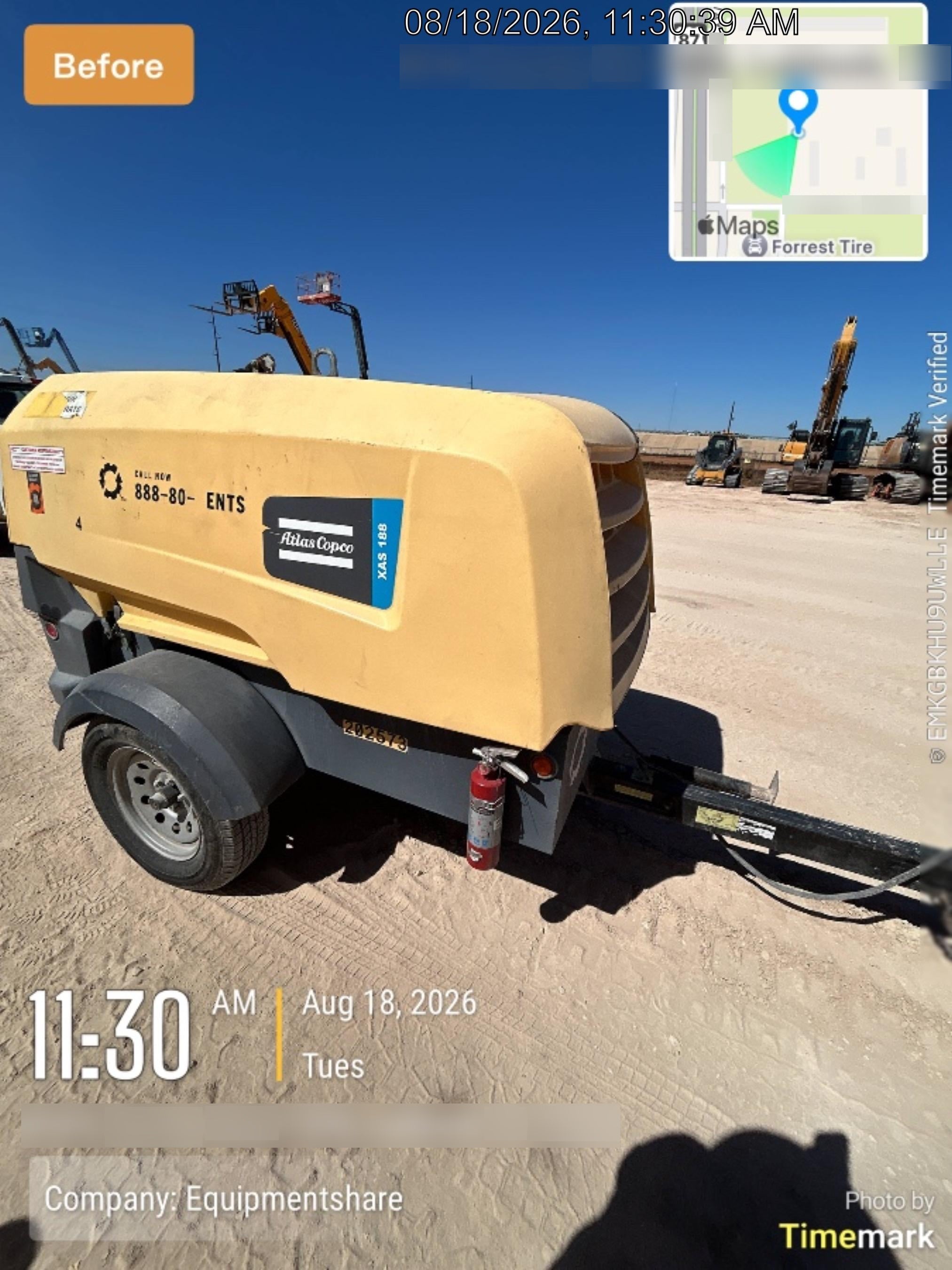 2022 ATLAS COPCO XAS188 CWK