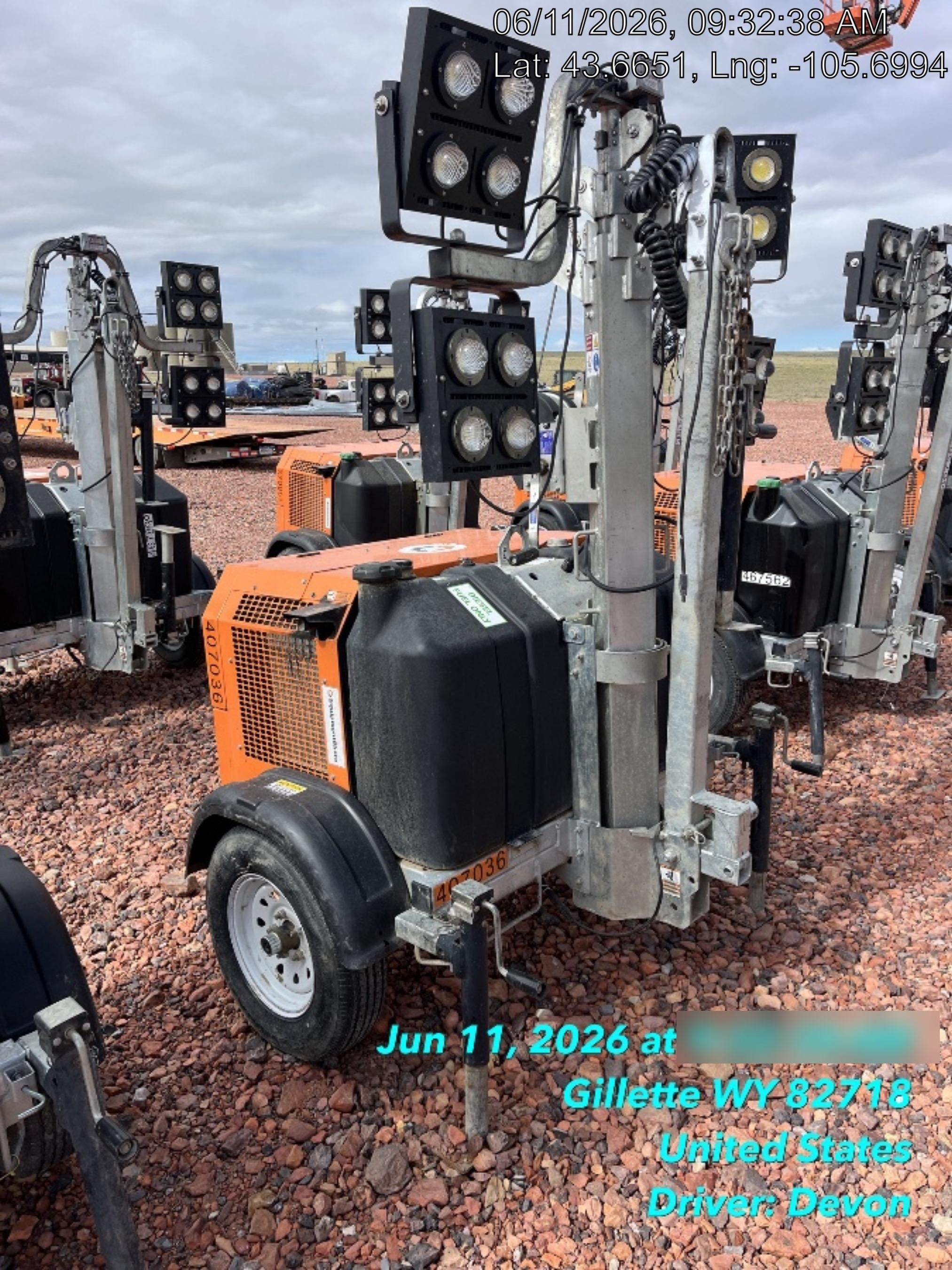 2024 Wanco WLTT-4MM4K Diesel, Deep Sea Controller, Shore Power Plug, Auto Start, (4) 350W LED Floodlights, 4kW Generator, 60 Gal Fuel Tank, 2" Ball, T3