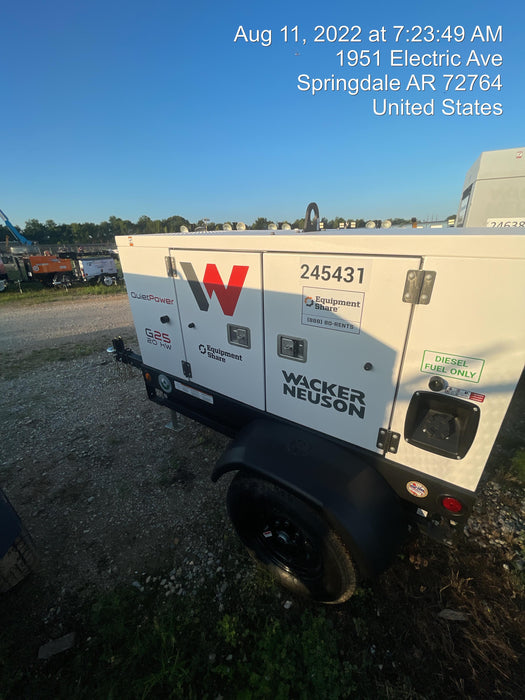 2022 WACKER NEUSON G25