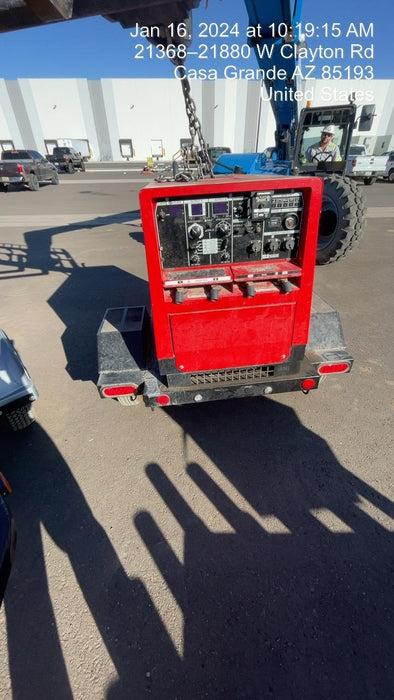 2022 Shindaiwa DGW400MDL Kubota D902 Engine, 23 HP, Dual Op Welder, Wire, Arc, Droop Stick, Tig, and CC Stick Functionality, Simulphase, 3 Phase and 1 Phase Gen Output, Single Axle NB Trlr, Slr Trckl Chrg 12V 12W, Fire Ext