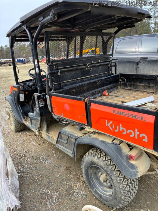 2022 Kubota RTV-X1140W-H Plastic Canopy, Windshield Acrylic Clear, LED Strobe Light, Wire Harness Kit, Back up Alarm
