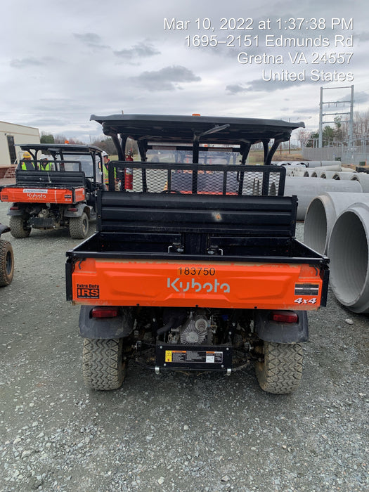 Kubota RTV-X1140W-H Plastic Canopy, Windshield Acrylic Clear, LED Strobe Light, Wire Harness Kit, Back up Alarm