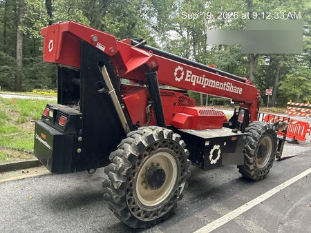 2020 Manitou MTA10055 Canopy, 120 HP, Solid Tires, Work Lights, Lift Hook, Auxiliary Hydraulics w/66" Carriage and 60" Forks