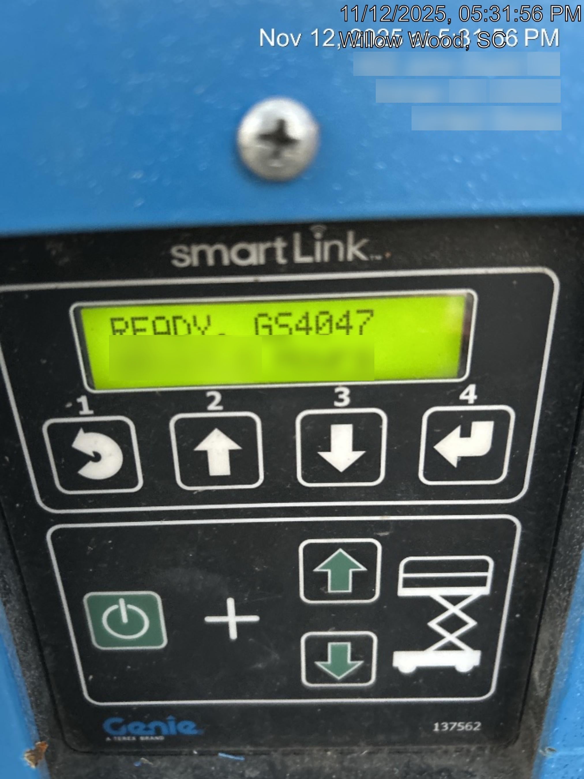 2016 Genie GS-4047 Standard Rental Specs