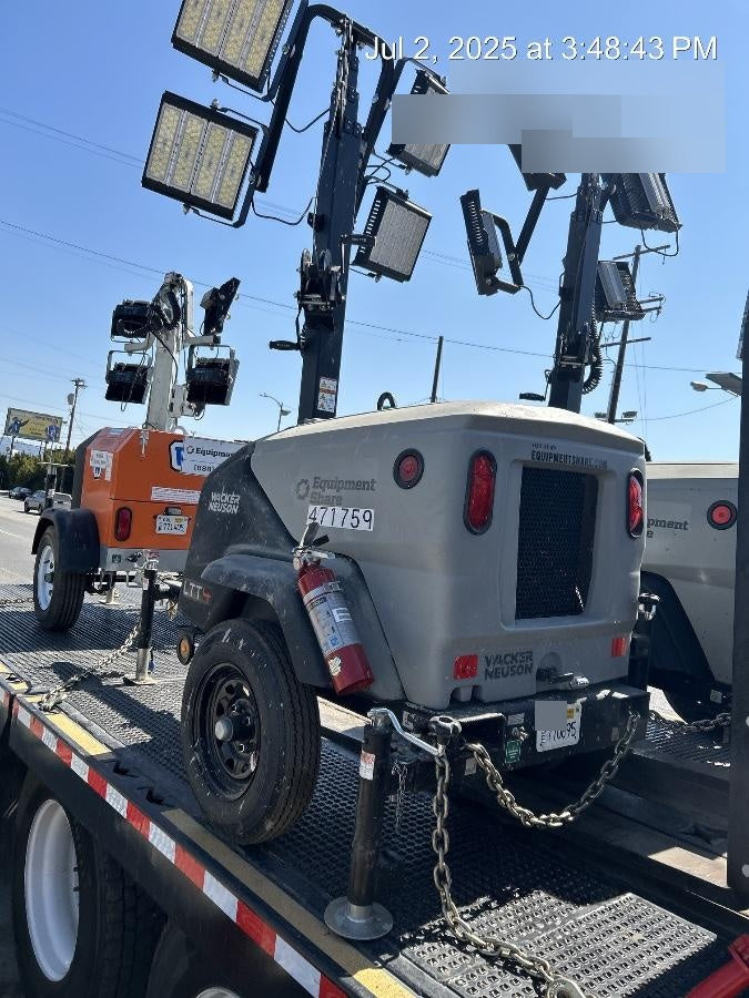 2024 Wacker Neuson LTT4 Diesel, Kohler KDW702, Deep Sea Controller, Auto Start, LED 320W, Bypass Outlet, T3