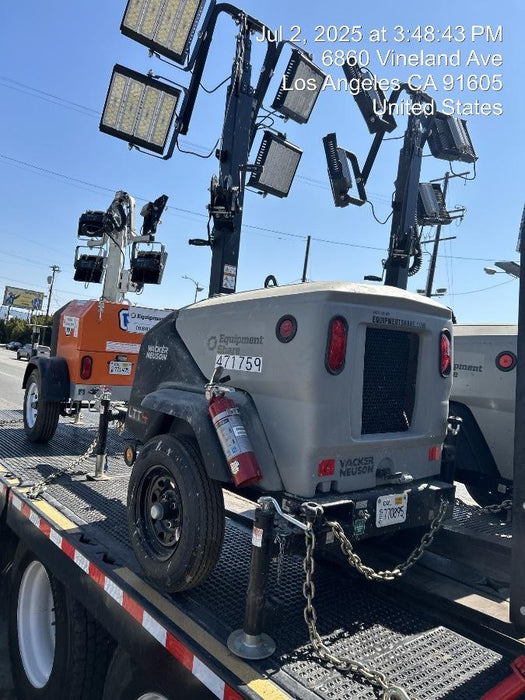 2024 Wacker Neuson LTT4 Diesel, Kohler KDW702, Deep Sea Controller, Auto Start, LED 320W, Bypass Outlet, T3