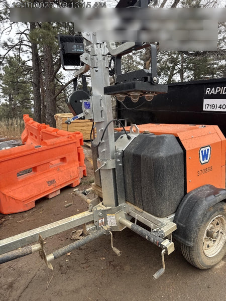 2023 Wanco WLTT-4MM4K Diesel, Deep Sea Controller, Shore Power Plug, Auto Start, (4) 350W LED Floodlights, 4kW Generator, 60 Gal Fuel Tank, 2" Ball, T3