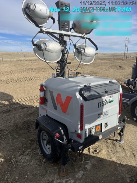 2018 Wacker Neuson LTV6L-MH Wacker Neuson LTV6L Mobile Light Tower w/Fuel Level Sensor Installed