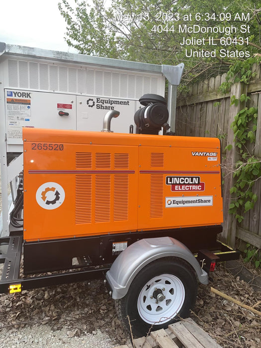 2022 Lincoln Electric Vantage 549X Crosslink Technology, Trailer Mounted, ES Decals, T3