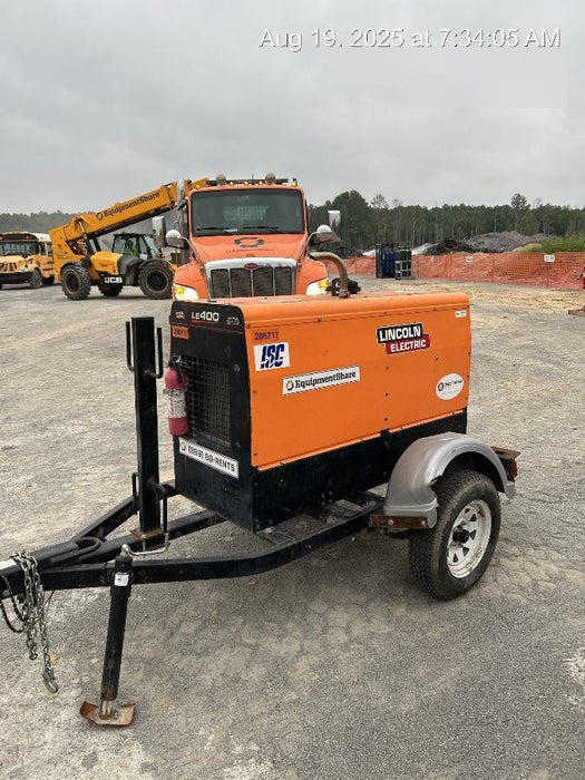 2022 Lincoln Electric LE400 Kubota V1505, Trlr, Cable Rack, Light Kit, ES Decals, T3