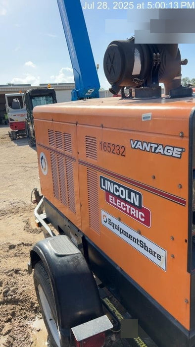 2021 Lincoln Electric Vantage 549X Ready Pak 3, ORANGE (includes trailer, cable rack, fender light kit)