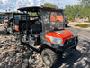 2022 Kubota RTV-X1140W-H Plastic Canopy, Windshield Acrylic Clear, LED Strobe Light, Wire Harness Kit, Back up Alarm
