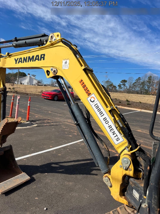 2020 Yanmar ViO35PR Open ROPS / Rubber Track / NO COUPLER