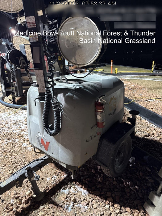 Wacker Neuson LTV6K-MH Wacker Neuson LTV6K Mobile Light Tower w/Fuel Level Sensor Installed