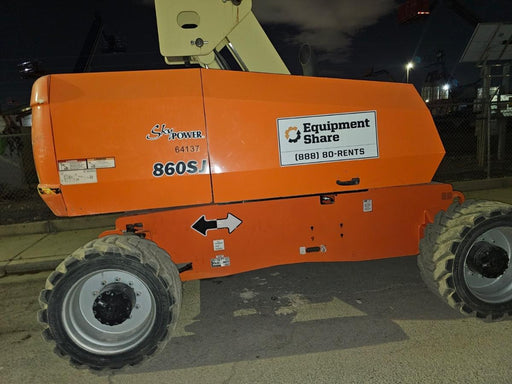 2020 JLG 860SJ FF Tires, Tool Tray, Self Closing Gate, Beacon, 7.5kW Generator