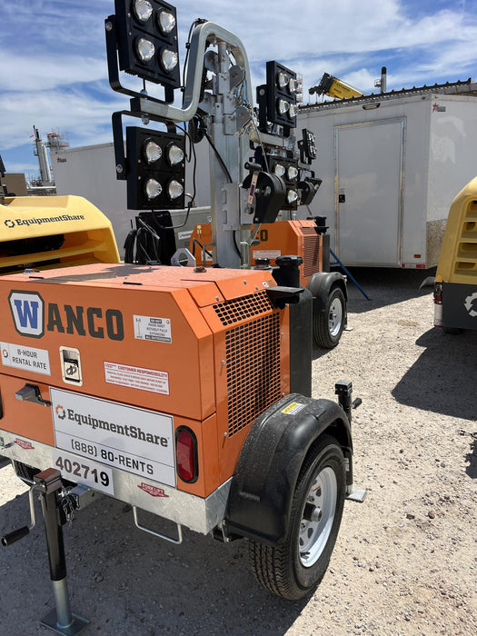 2024 Wanco WLTT-4MM4K Diesel, Deep Sea Controller, Shore Power Plug, Auto Start, (4) 350W LED Floodlights, 4kW Generator, 60 Gal Fuel Tank, 2" Ball, T3