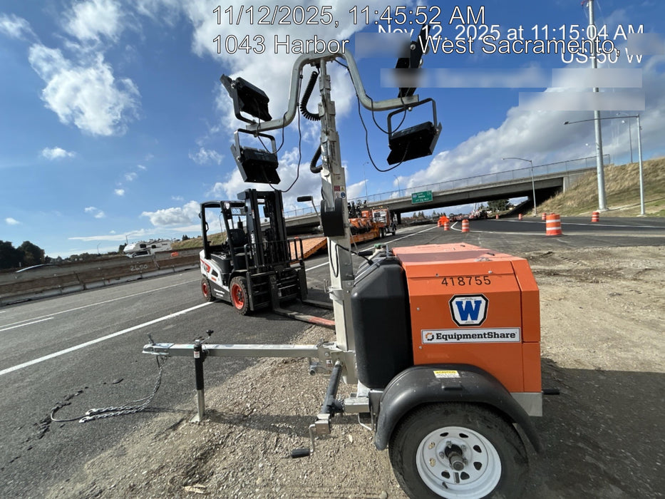 2024 Wanco WLTT-4MM4K Diesel, Deep Sea Controller, Shore Power Plug, Auto Start, (4) 350W LED Floodlights, 4kW Generator, 60 Gal Fuel Tank, 2" Ball, T3