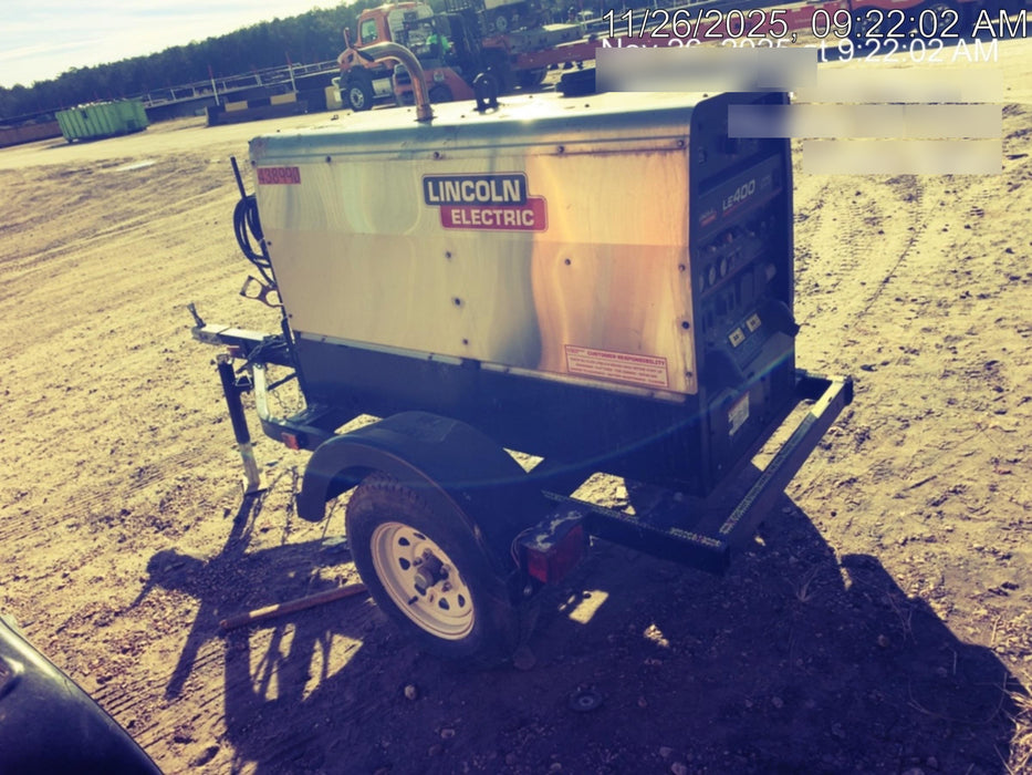 2024 Lincoln Electric LE400 Kubota V1505, Trlr, Cable Rack, Light Kit, ES Decals, T3