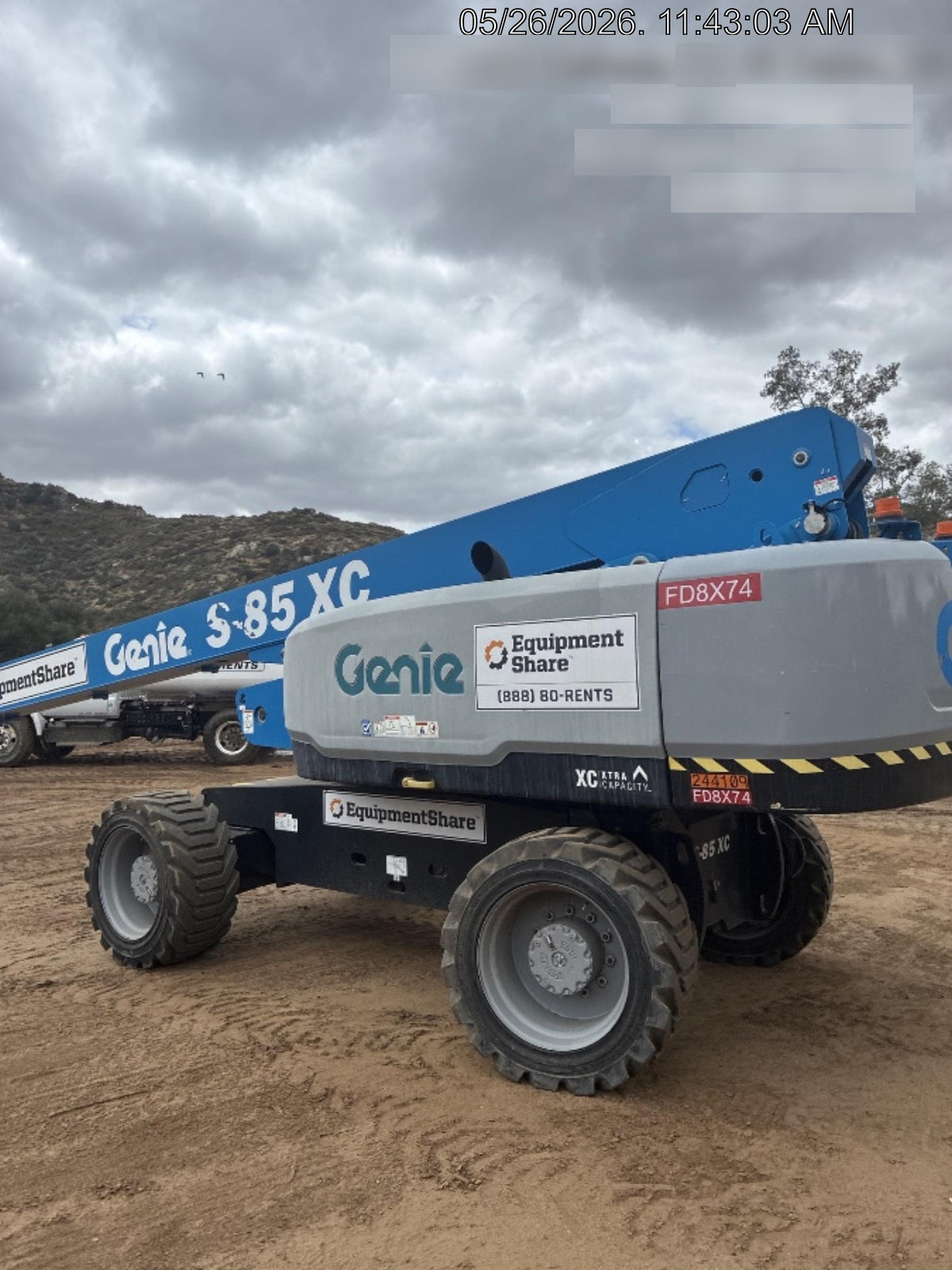 2022 GENIE S-85 XC