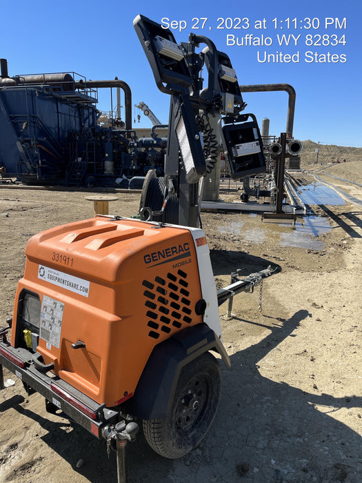 2023 Generac MLT2 Diesel, Flex Switch 120V Input, Powerzone Controller, (4) 320W LED Lights, 4kW Generator, 39.9 Gal Fuel Tank, 2" Ball, T3