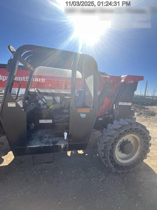 2019 Manitou MTA10055 Canopy, 120 HP, Solid Tires, Work Lights, Lift Hook, Auxiliary Hydraulics 66" Carriage and 60" Forks