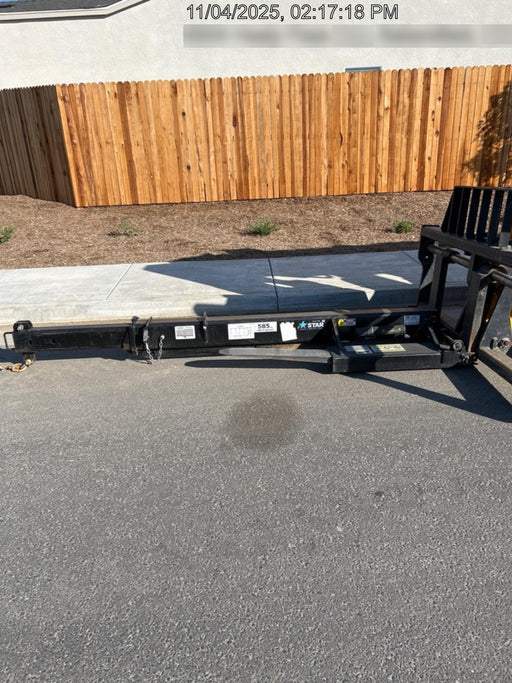 2019 JCB 510-56 74 HP w/Open ROPS, Beacon, Aux Hydraulics, Worklights, Solid Tires w/60" Carriage/Forks