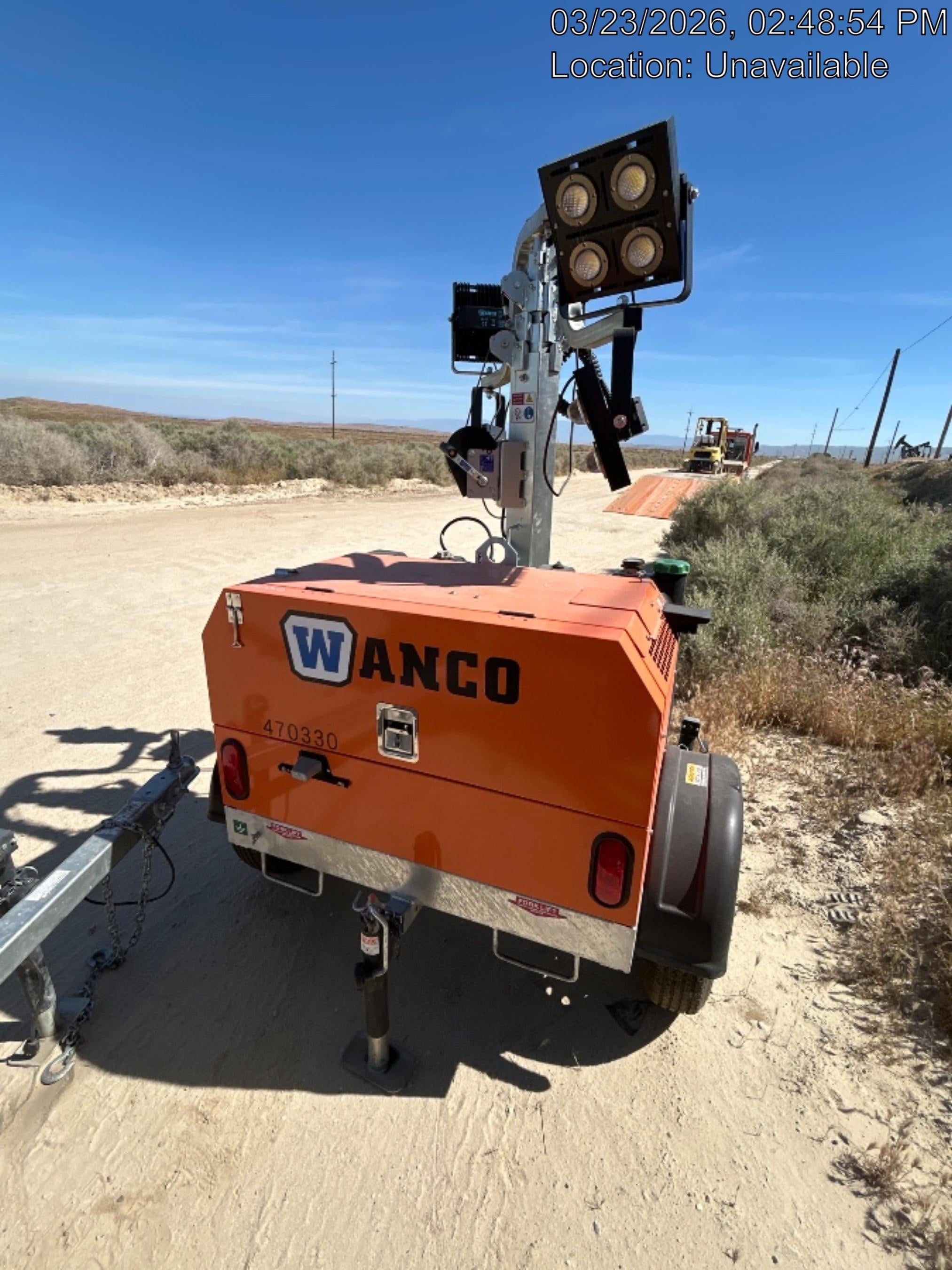 2024 Wanco WLTT-4MM4K Diesel, Deep Sea Controller, Shore Power Plug, Auto Start, (4) 350W LED Floodlights, 4kW Generator, 60 Gal Fuel Tank, 2" Ball, T3
